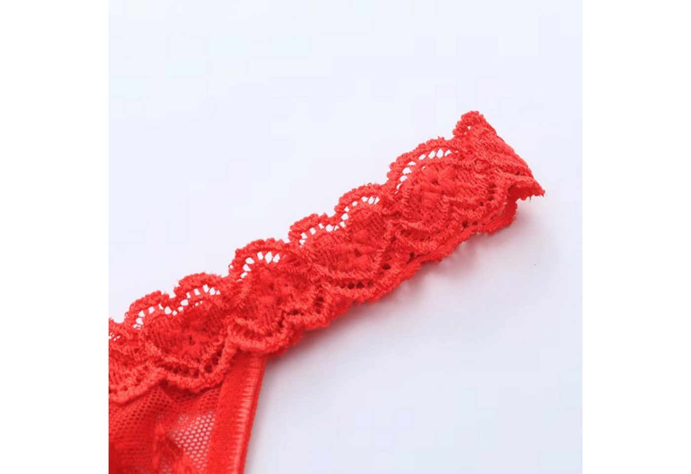 NEXORA Stringtanga Tanga, String, Damenunterwäsche, Spitzenstring, Dessous Onesize mit elastischem Bund, passt sich Ihrem Körper optimal an – Bild 3 von 5