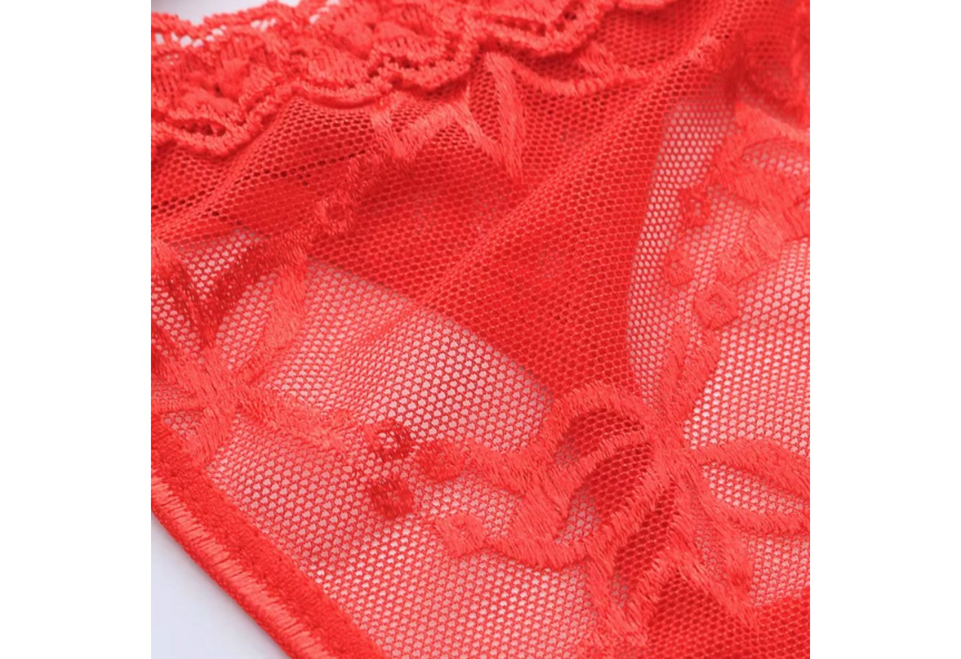 NEXORA Stringtanga Tanga, String, Damenunterwäsche, Spitzenstring, Dessous Onesize mit elastischem Bund, passt sich Ihrem Körper optimal an – Bild 4 von 5