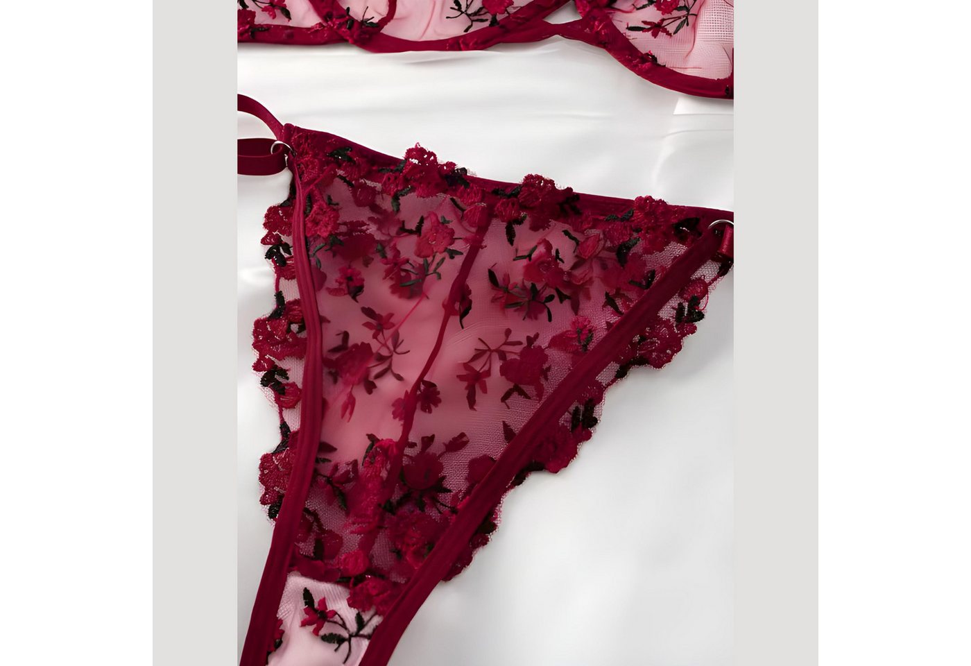 NEXORA Tanga String Tanga BH Set, Dessous, Lingerie (Komplett-Set) Lingerie Set, bestehend aus Hose & Oberteil – Bild 2 von 5