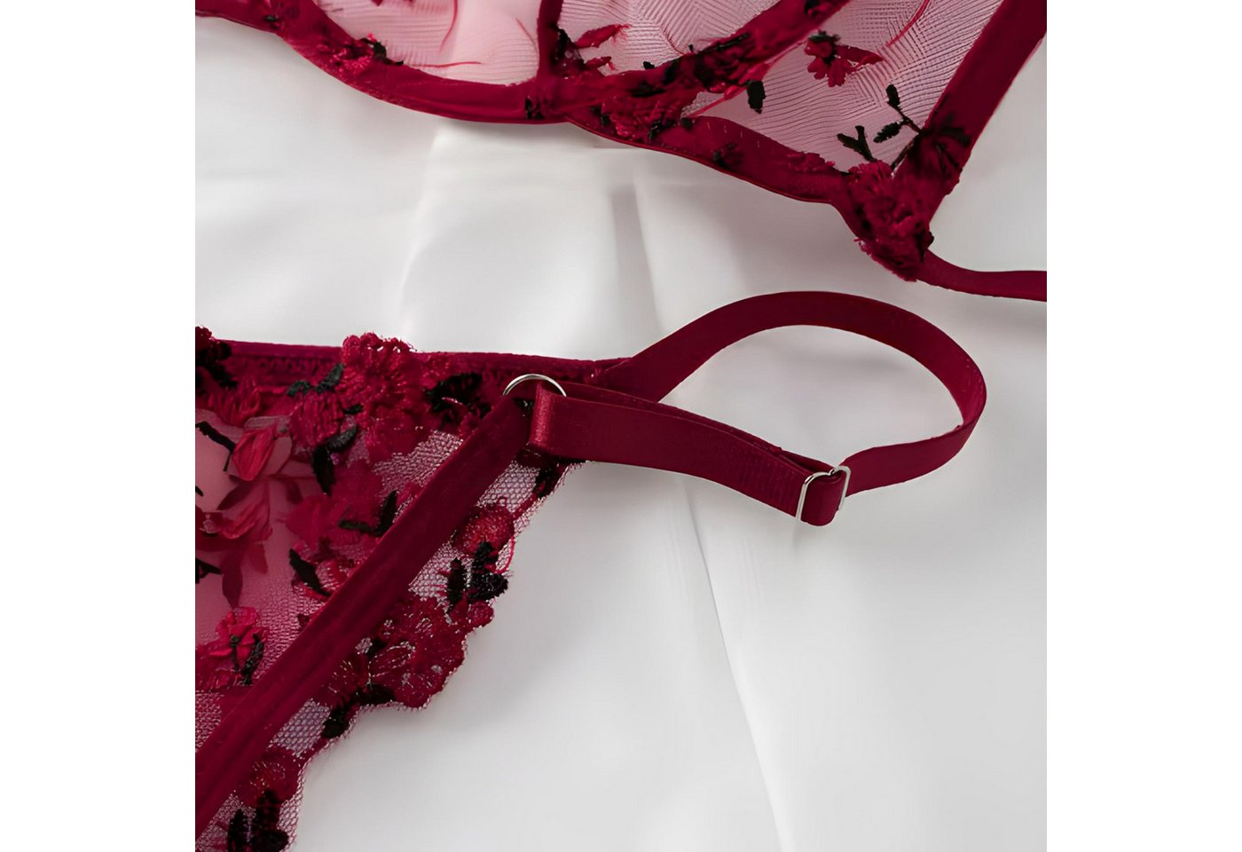 NEXORA Tanga String Tanga BH Set, Dessous, Lingerie (Komplett-Set) Lingerie Set, bestehend aus Hose & Oberteil – Bild 3 von 5