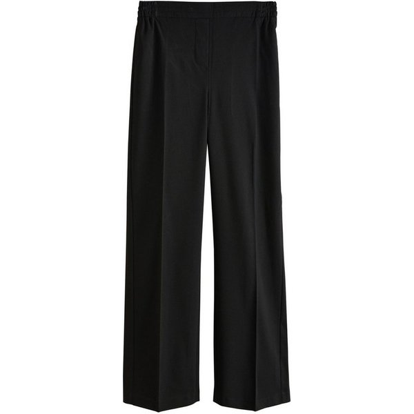Next Anzughose Figurbetonte weite Hose mit Wollanteil, Petite (1-tlg)