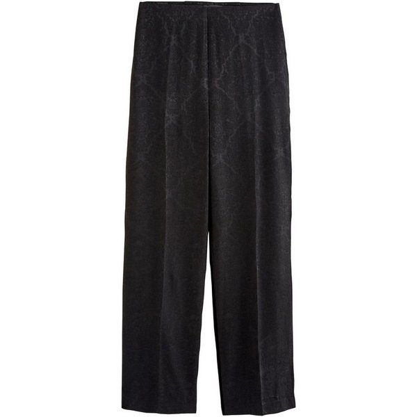 Next Anzughose Jacquard-Hose mit geradem Bein, Kurzgröße (1-tlg)