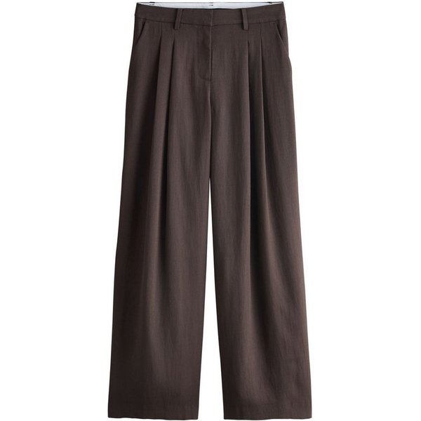 Next Anzughose Palazzo-Hose in Knitteroptik (1-tlg)