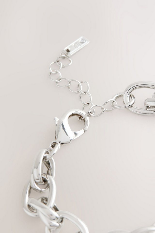 Next Armband Doppeltes, massives Kettenarmband (1-tlg) – Bild 2 von 5