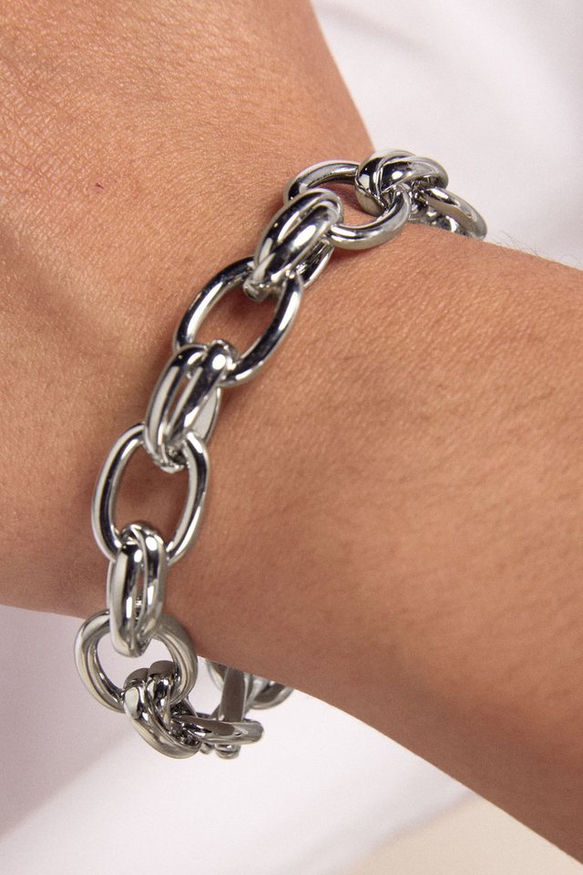 Next Armband Doppeltes, massives Kettenarmband (1-tlg) – Bild 4 von 5