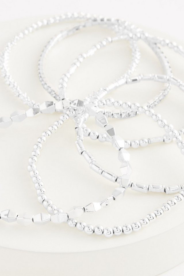 Next Armketten Set Elastische Glitzerarmbänder im Multipack (6-tlg) – Bild 3 von 4