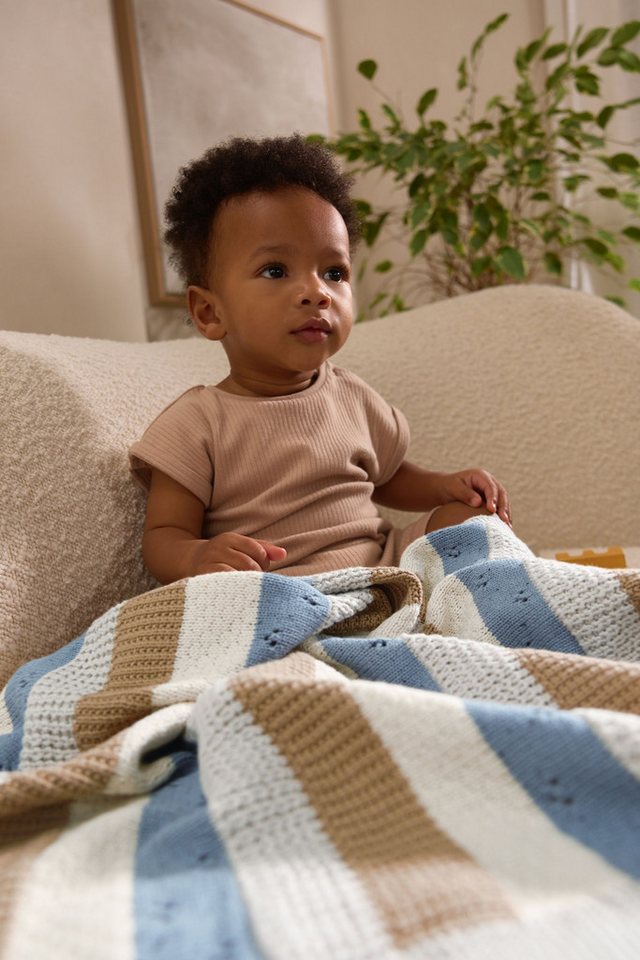 Babydecke Baby Strickdecke, Next – Bild 4 von 5