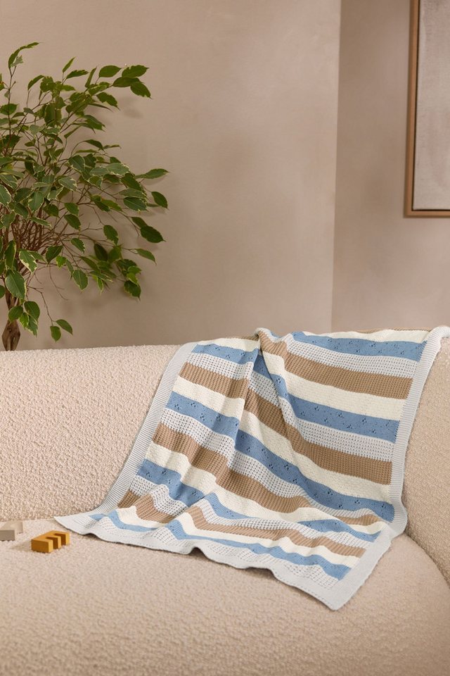 Babydecke Baby Strickdecke, Next – Bild 5 von 5
