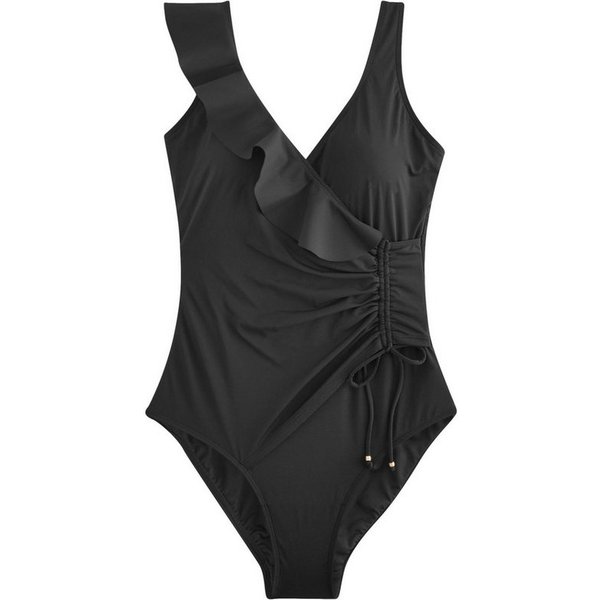 Next Badeanzug Shaping-Badeanzug im Wickeldesign mit Rüschen (1-St)