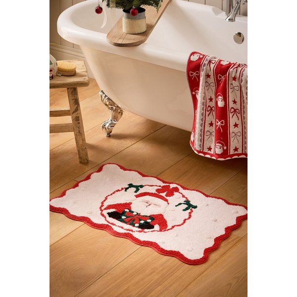 Next Badematte Badematte, Weihnachten/Santa, Höhe 80 mm, Baumwolle