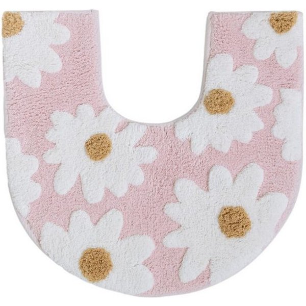 Next Badematte Daisy Toilettenvorleger aus 100 % Baumwolle, Höhe 50 mm, Baumwolle