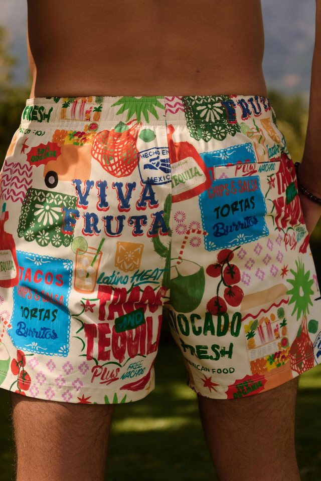 Next Badeshorts Badeshorts mit Tacos & Tequila-Print, 5{dq} (1-St) – Bild 2 von 5