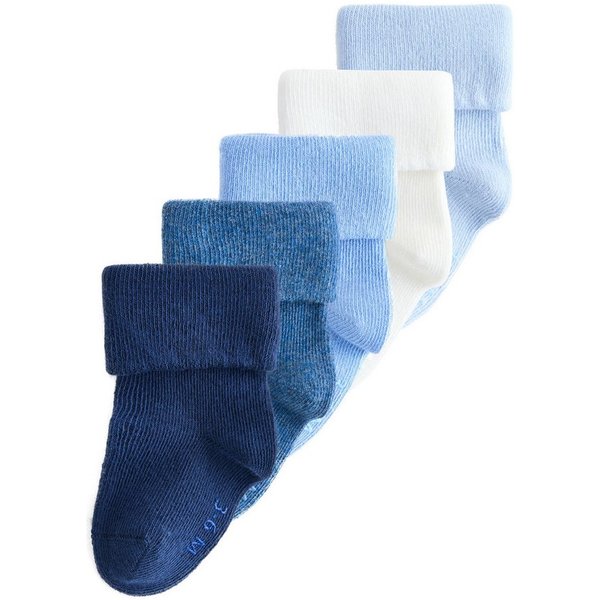 Next Basicsocken 7 x Babysocken mit Rollbündchen (5-Paar)