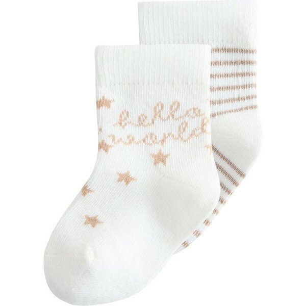 Next Basicsocken Babysocken im 2er-Pack, Hello World (2-Paar)