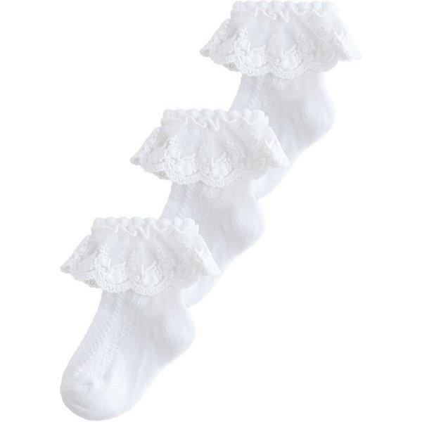 Next Basicsocken Babysocken mit Spitze, 3er-Pack (3-Paar)