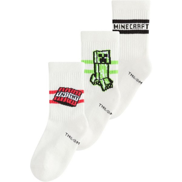 Next Basicsocken Lizenzierte, gerippte Socken mit Fußbett, 3er-Pack (3-Paar)