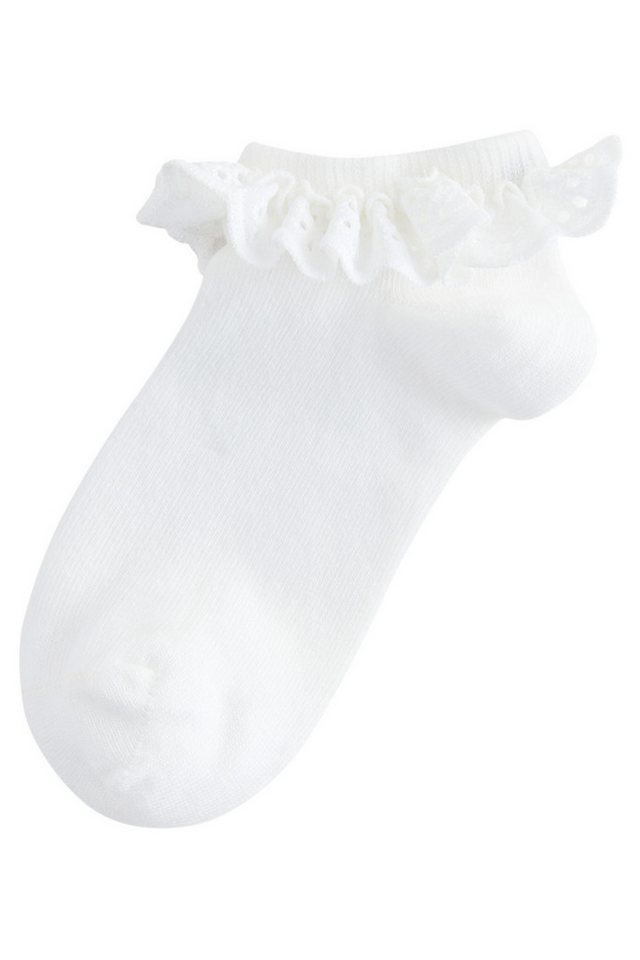 Next Basicsocken Sneakersocken mit Rüschen im 4er-Pack (4-Paar) – Bild 4 von 5