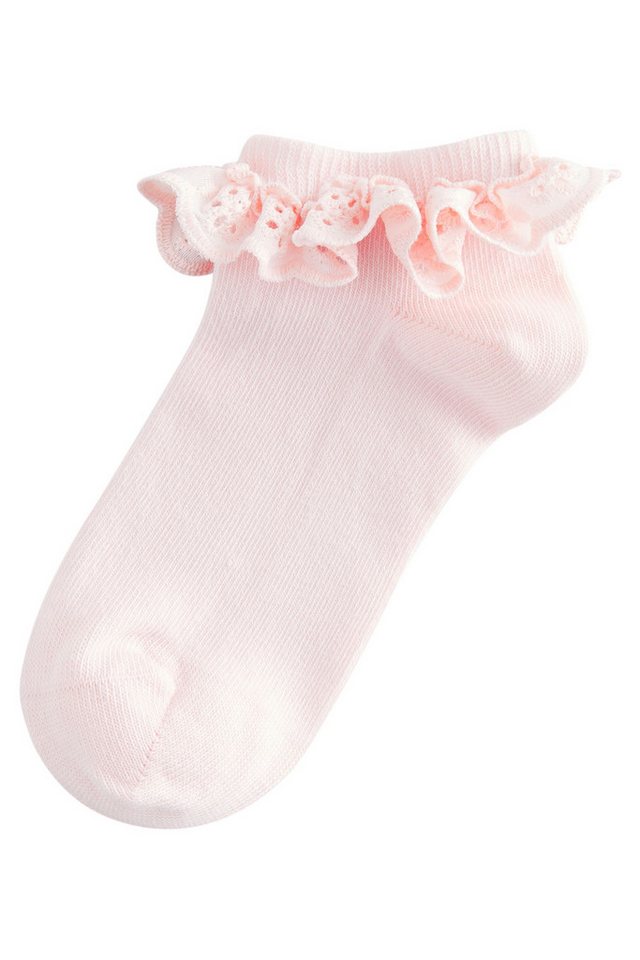 Next Basicsocken Sneakersocken mit Rüschen im 4er-Pack (4-Paar) – Bild 5 von 5