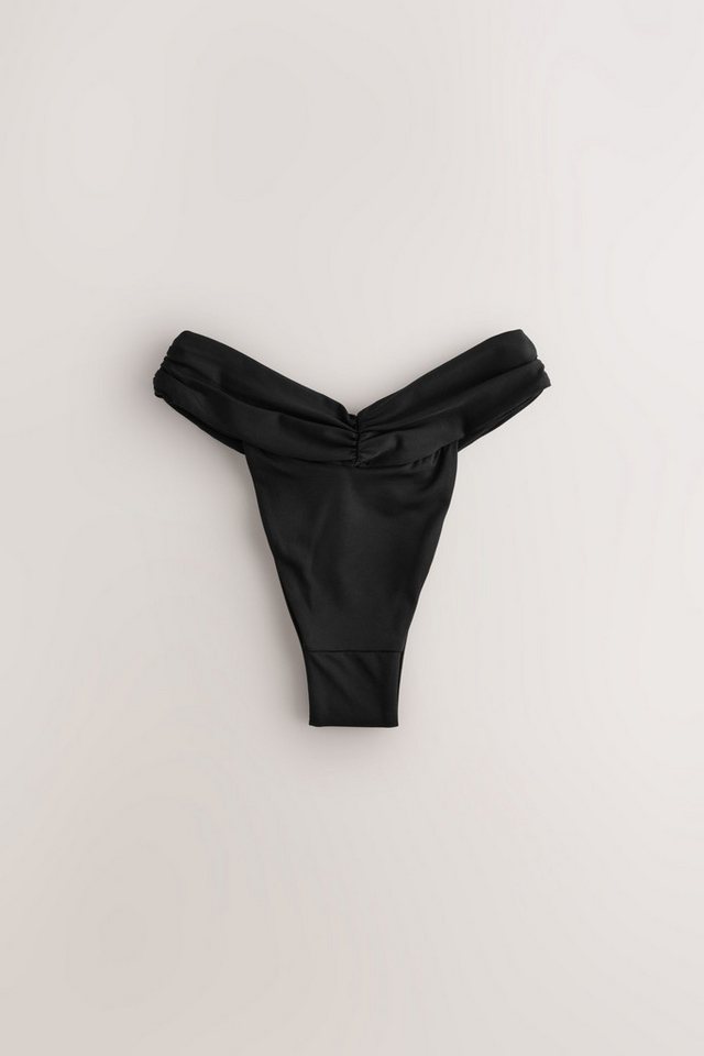 Next Bikini-Hose V-förmige, geraffte brasilianische Bikinihose (1-St) – Bild 2 von 4