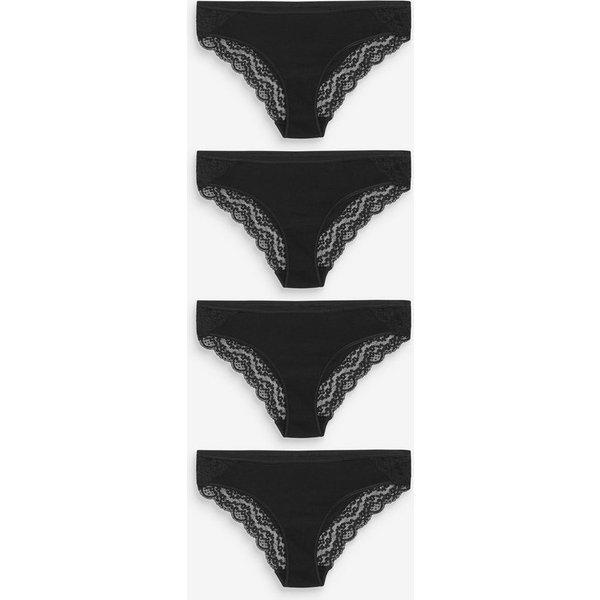 Next Bikinislip Spitzenslips im 4er-Pack, Bikini (4-St)