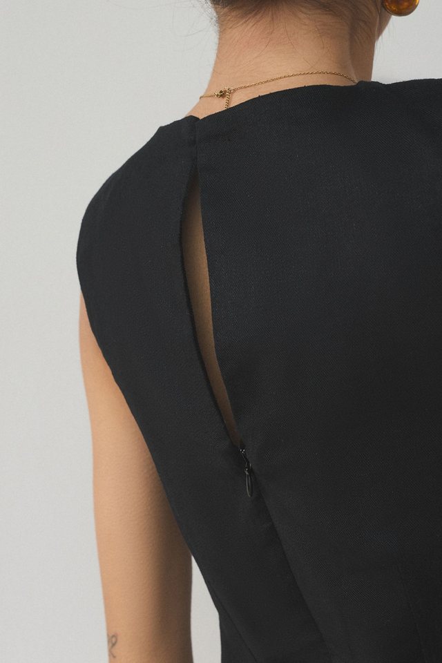 Next Blusentop Tailored Fit Schößchenoberteil, Kurzgröße (1-tlg) – Bild 3 von 5