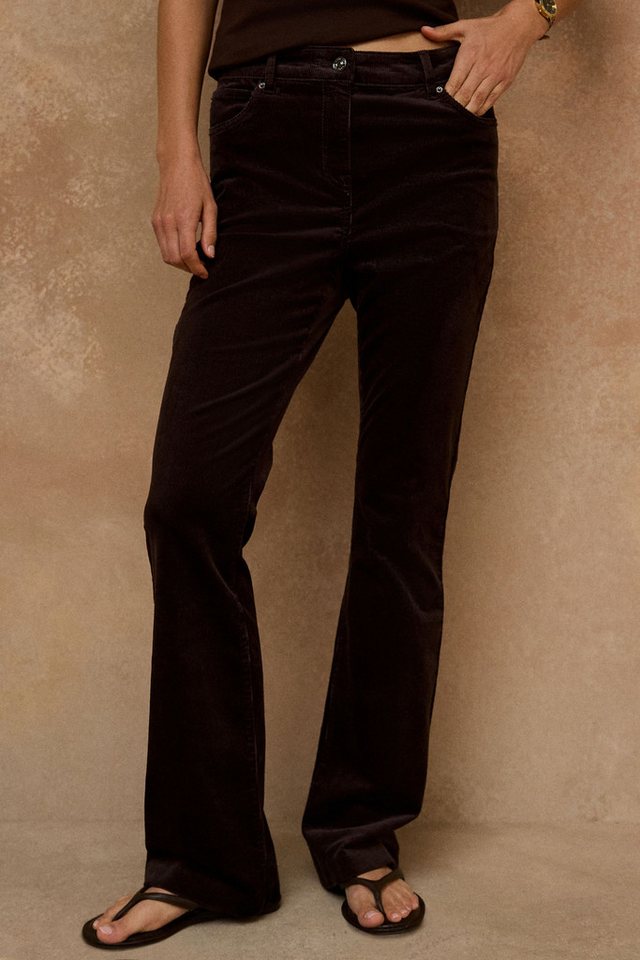 Next Bootcuthose Bootcut-Hose aus Cord mit Modal, Petite (1-tlg) – Bild 3 von 5