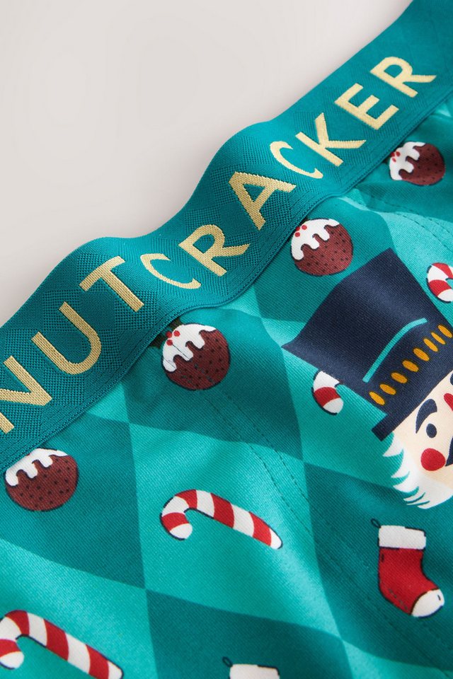 Next Boxershorts Boxershorts mit Weihnachtsmotiven (5-St) – Bild 3 von 4