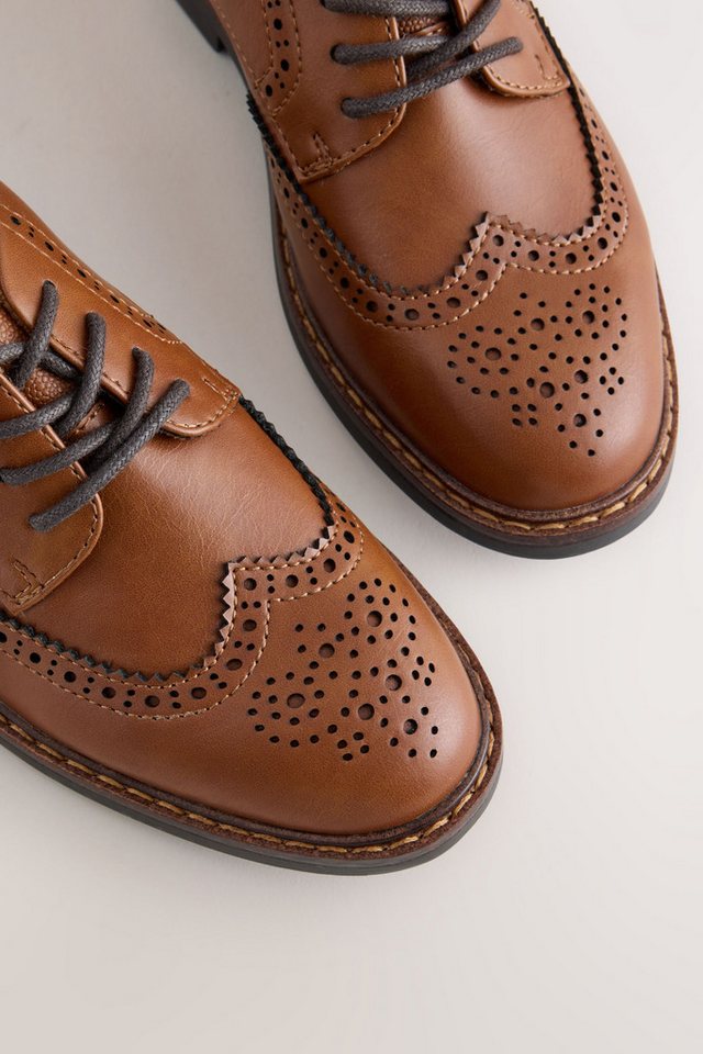 Next Brogues zum Schnüren Budapester – Bild 3 von 5