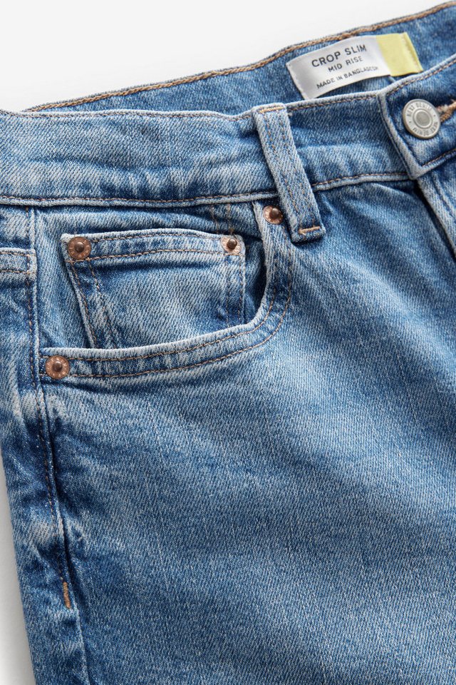 Next Caprijeans Denim-Caprishorts, Kurzgröße (1-tlg) – Bild 4 von 5