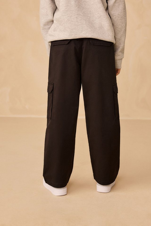 Next Cargohose Gewebte Cargohose, weite Passform (1-tlg) – Bild 2 von 5