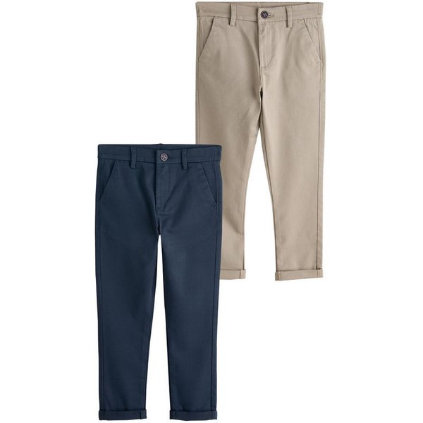 Next Chinohose Chinohose mit Stretch, 2er-Pack (2-tlg)