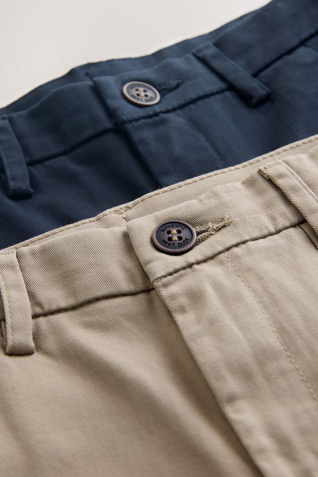 Next Chinohose Chinohose mit Stretch, 2er-Pack (2-tlg) – Bild 3 von 5