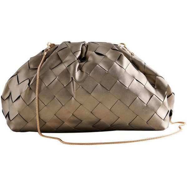 Next Clutch Oversized Clutch in Weboptik mit Schnappverschluss (1-tlg)