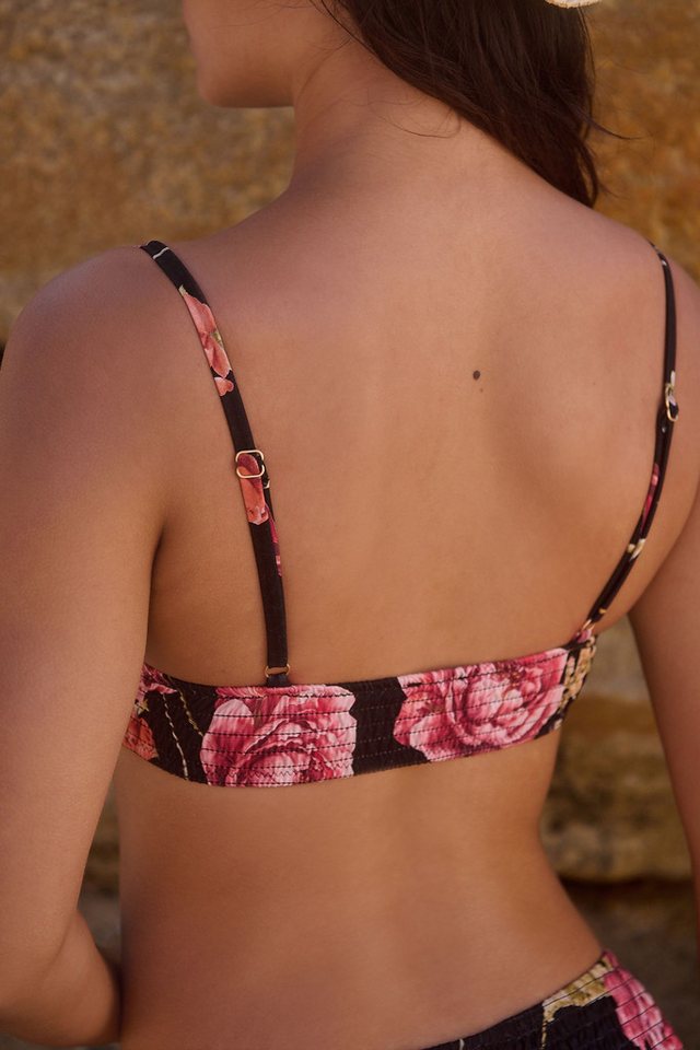 Next Crop-Bikini-Top Verkürztes, gesmoktes Bikinioberteil (1-St) – Bild 2 von 5