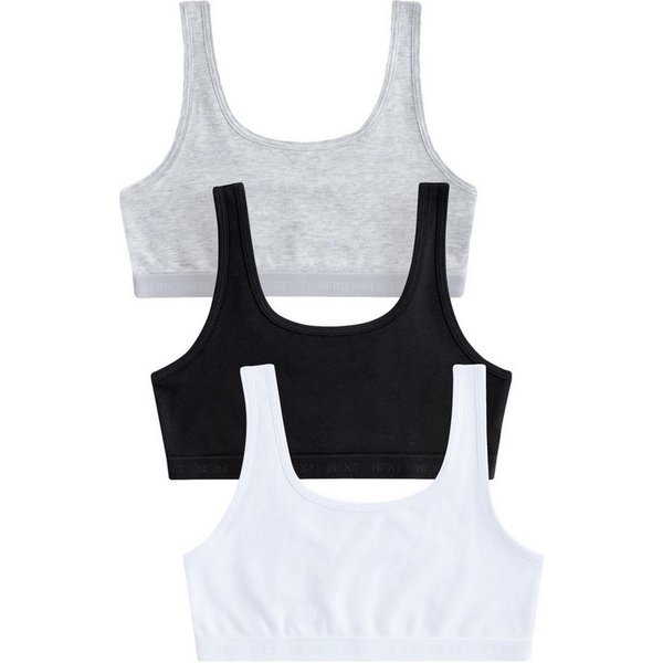 Next Crop-Top Kurztops, 3er-Pack (3-tlg)