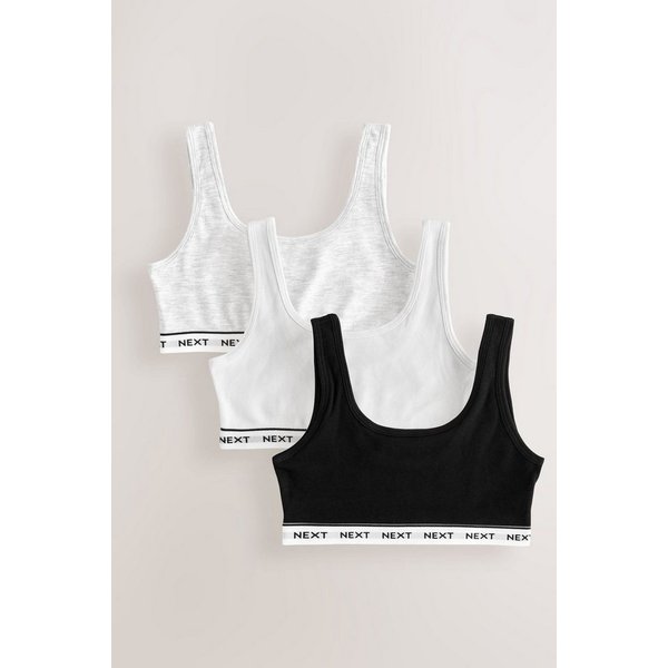 Next Crop-Top Kurztops, 3er-Pack (3-tlg)