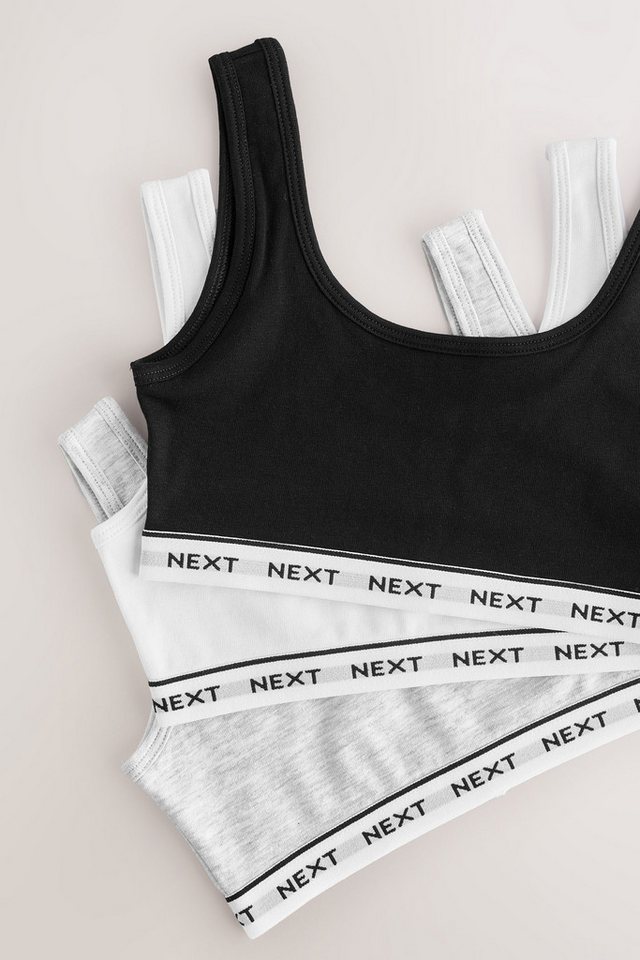 Next Crop-Top Kurztops, 3er-Pack (3-tlg) – Bild 2 von 5