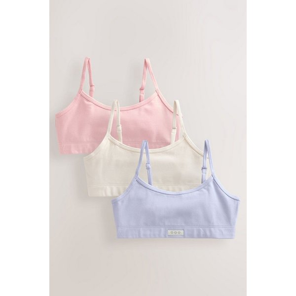 Next Crop-Top Weiches, kurz geschnittenes Trägertop (3-tlg)