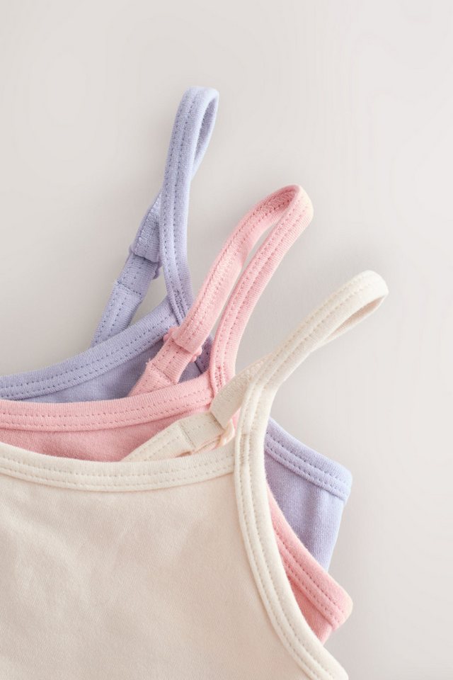 Next Crop-Top Weiches, kurz geschnittenes Trägertop (3-tlg) – Bild 2 von 5