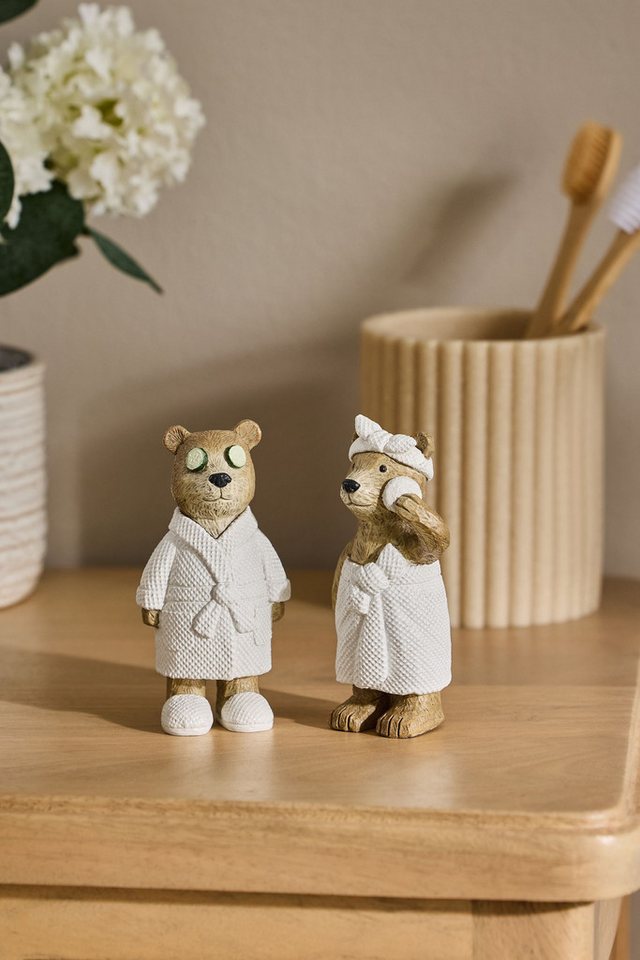 Next Dekofigur Bertie Bear Spa Badezimmerdeko, 2er-Set – Bild 3 von 3