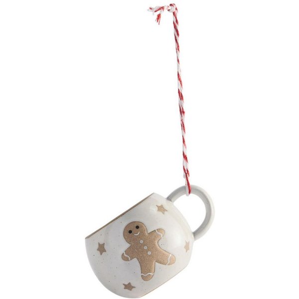 Next Dekokugel Christbaumanhänger, Lebkuchen-Mini-Tasse