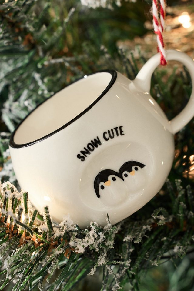 Next Dekokugel Christbaumanhänger, Pinguin-Mini-Tasse – Bild 2 von 3