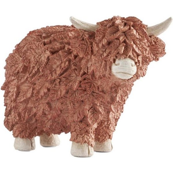 Next Dekoobjekt Herbstdeko mit Blättern, Hochlandrind Hamish