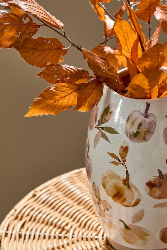 Next Dekovase Keramikvase, herbstlicher Kürbis – Bild 2 von 4