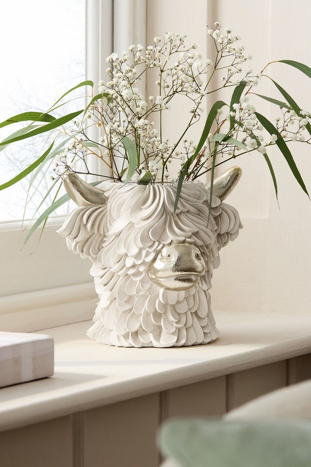 Next Dekovase Vase in Kopfform, Hochlandrind Hamish – Bild 2 von 4