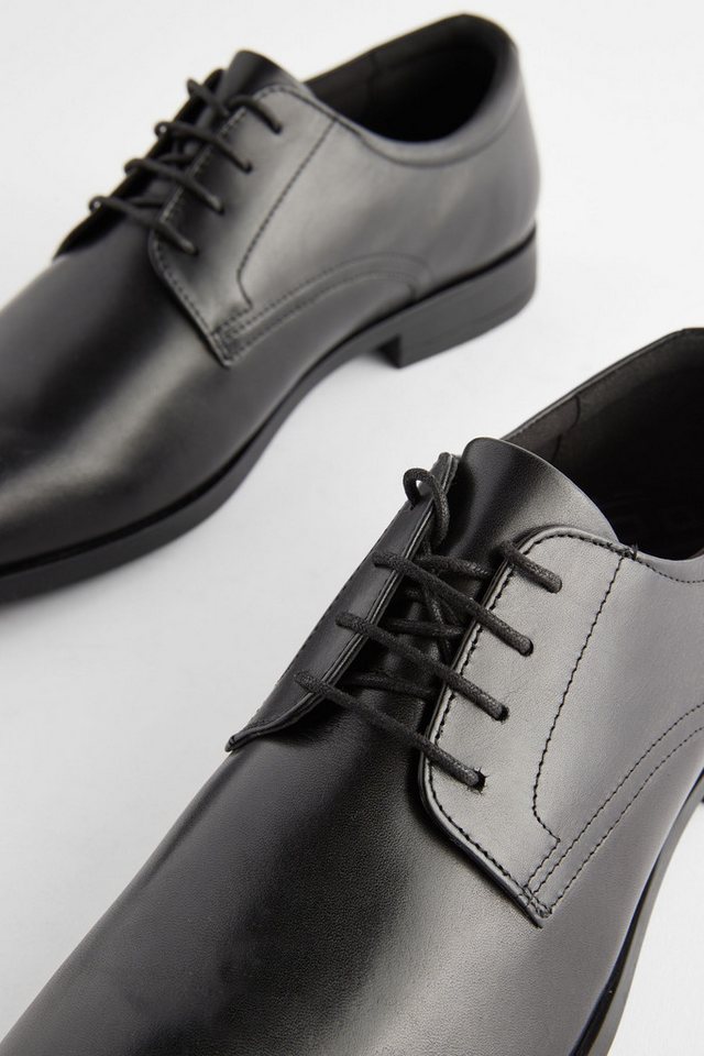 Next Derbyschuhe aus Leder, weite Passform Schnürschuh – Bild 3 von 5