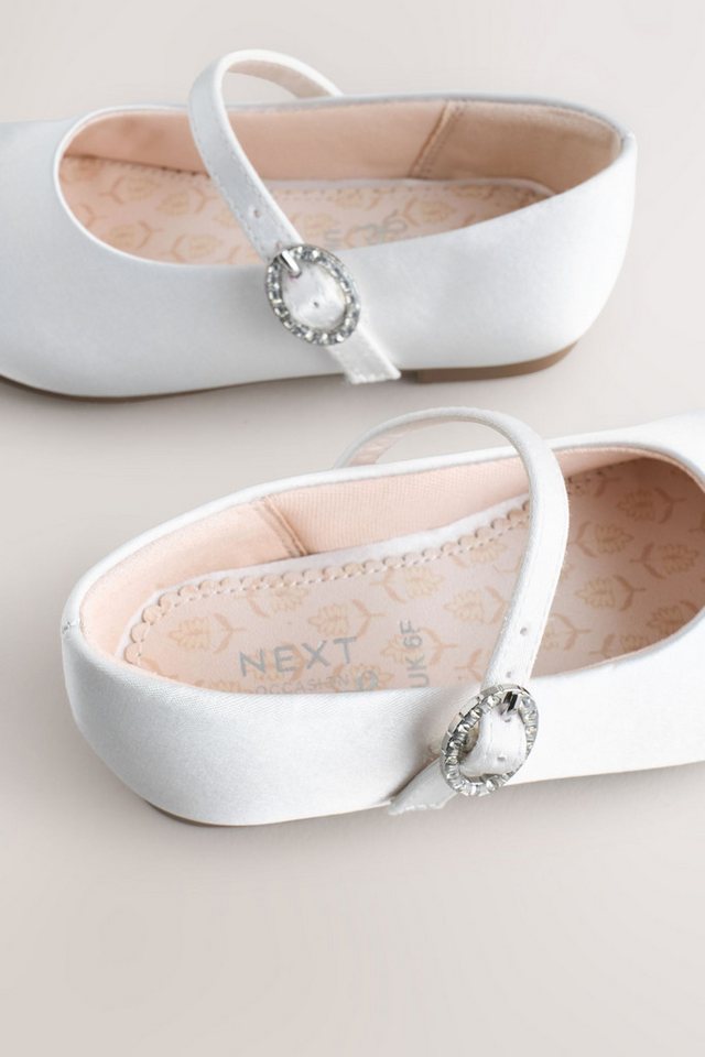 Next Elegante Mary-Jane-Pumps, Blumenmädchen, weit Mary-Jane-Schuhe – Bild 4 von 5