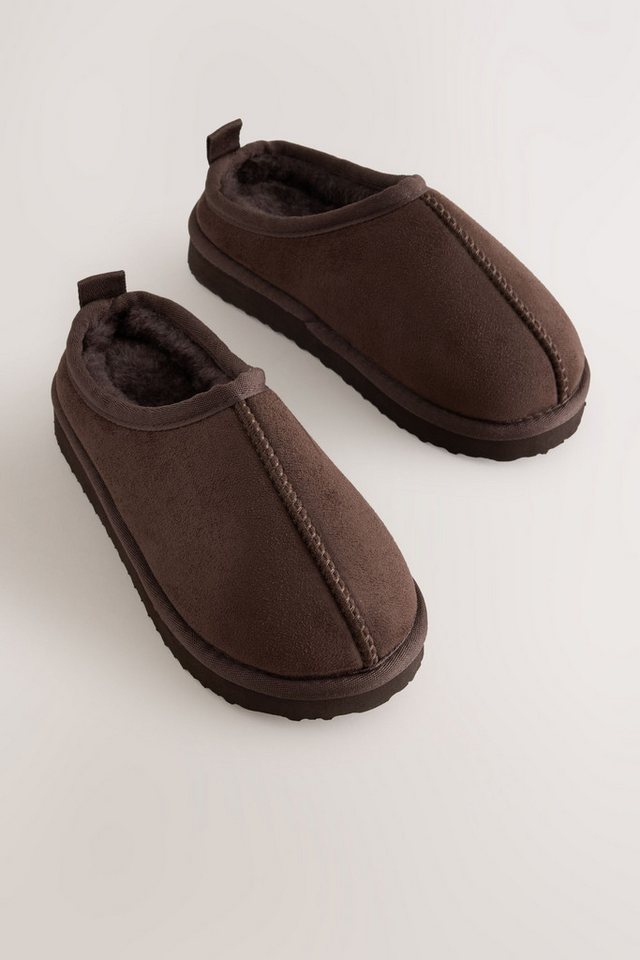 Next Flauschige Pantoffeln Hausschuh – Bild 2 von 5