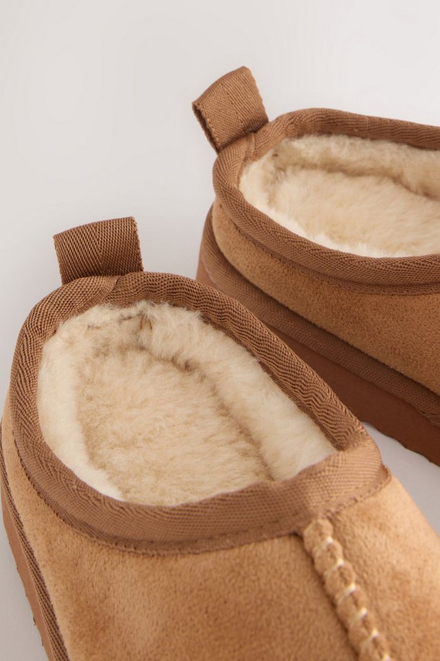 Next Flauschige Pantoffeln Hausschuh – Bild 3 von 5