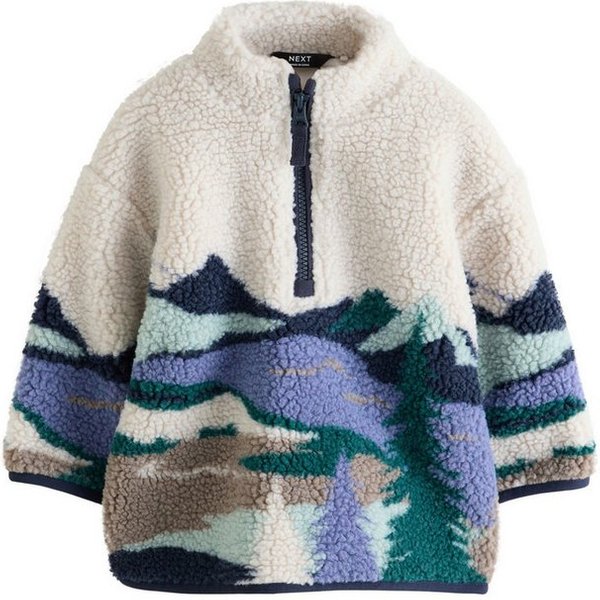 Next Fleecepullover Fleece mit Reißverschlussausschnitt (1-tlg)